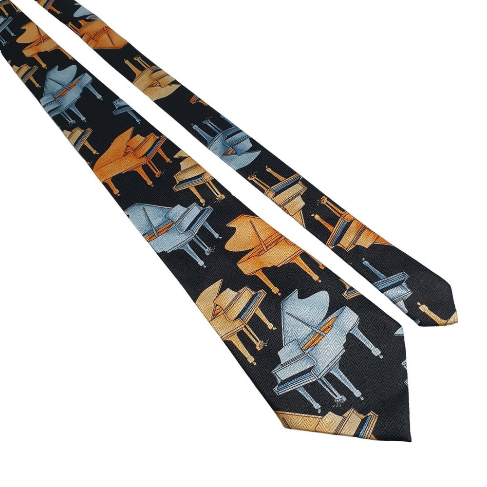 Baby Grand Piano Novelty A Rogers Men Necktie Tie Designer Music Teacher Gift